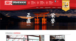 Desktop Screenshot of hatsue.com.br